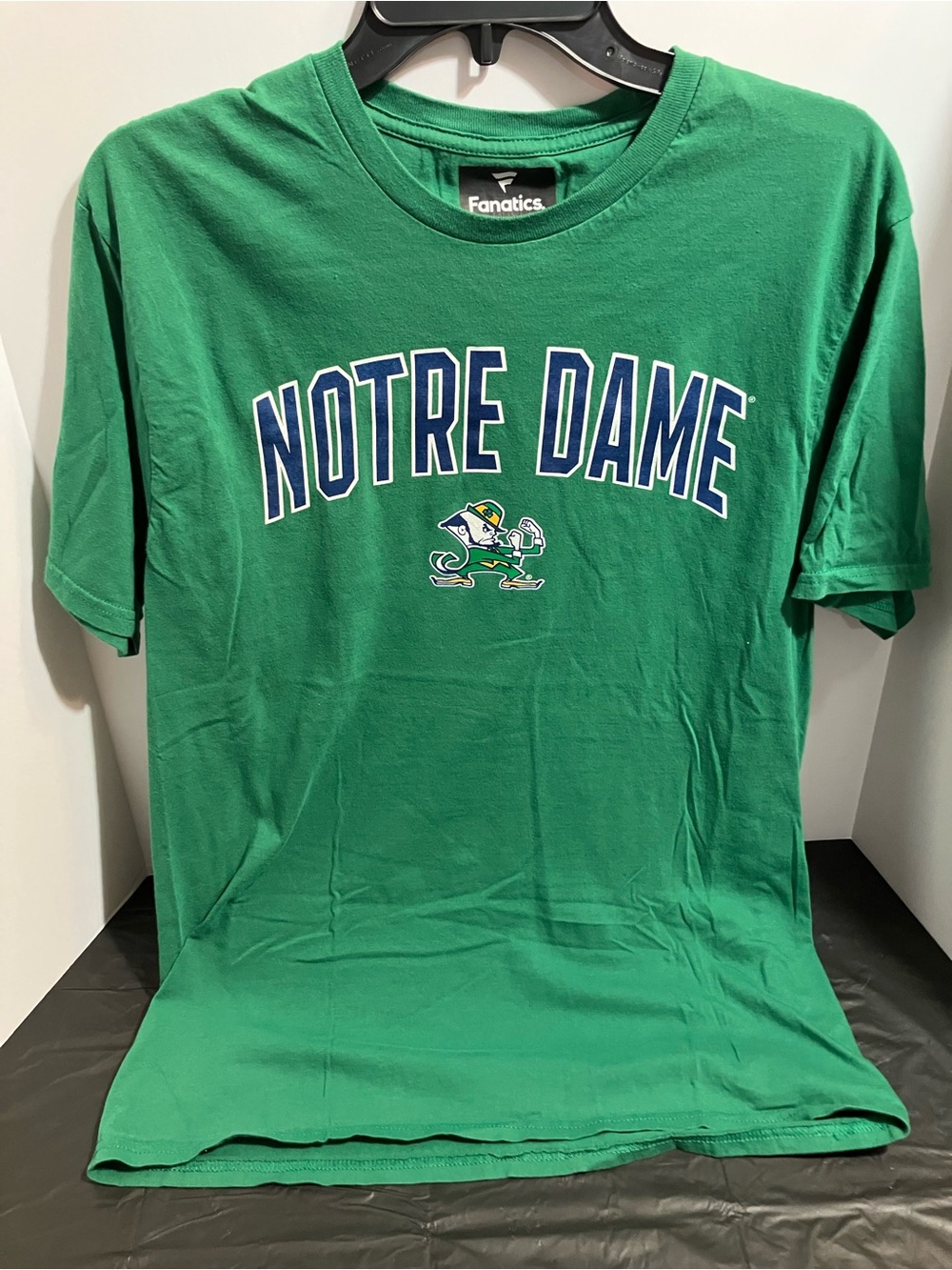 Fanatics Notre Dame Green Crewneck T-Shirt